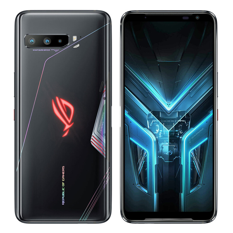 Original ASUS ROG 3 5G Mobile Phone Gaming 12GB RAM 128GB 256GB 512GB ROM Snapdragon 865 Plus Android 6.59 inch AMOLED Full Screen 64.0MP 6000mAh Face