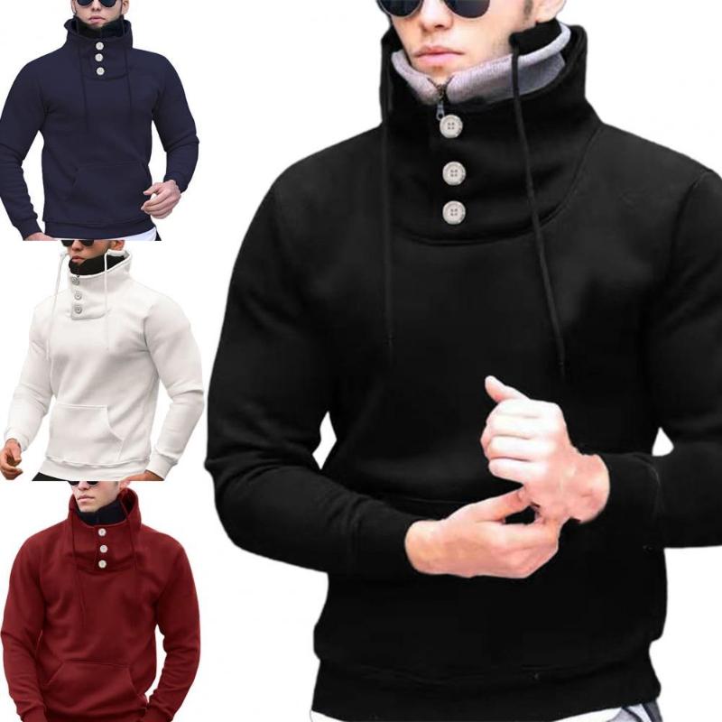Men's Hoodies & Sweatshirts Mens Solid Color Button Pullover Autumn Casual Hoodie Male Winter Street Pullovers Men Hooded, Whitem
Men's Hoodies & Sweatshirts Mens Solid Color Button Pullover Autumn Casual Hoodie Male Winter Street Pullovers Men Hooded, Whitem