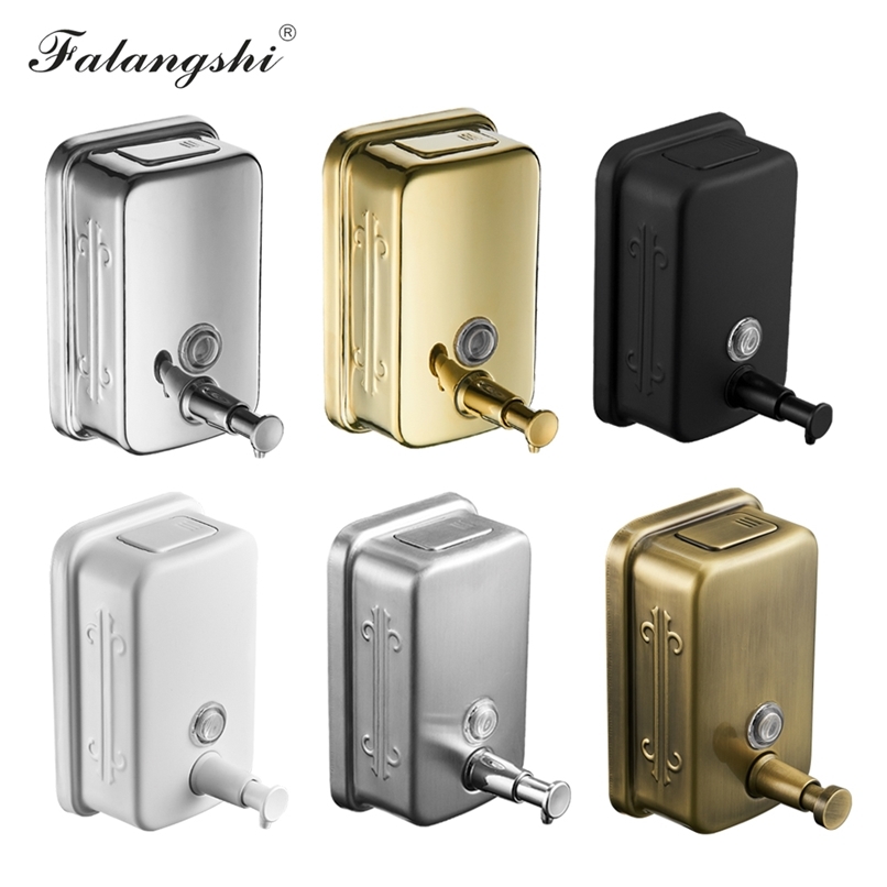 Bathroom Liquid Soap Dispenser 500/800/1000ml Wall Mounted Pump 304 Stainless Steel Accessories WB8607 211206
Bathroom Liquid Soap Dispenser 500/800/1000ml Wall Mounted Pump 304 Stainless Steel Accessories WB8607 211206