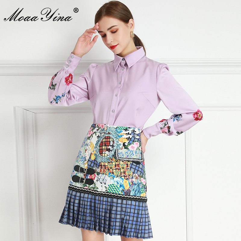 Fashion Set Spring Women' Long sleeve Blouses Tops+Indie Folk Floral Print Skirt Two-piece set 210524, Multi
Fashion Set Spring Women' Long sleeve Blouses Tops+Indie Folk Floral Print Skirt Two-piece set 210524, Multi