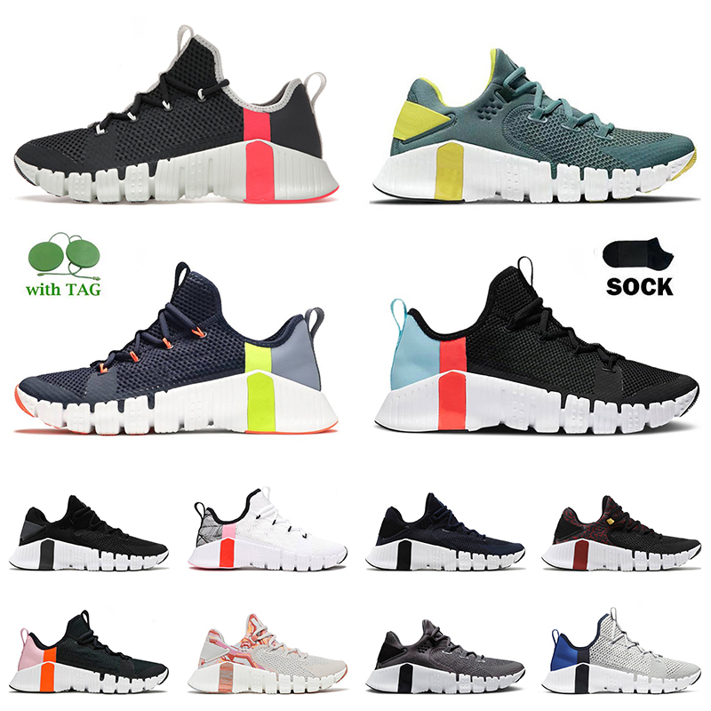 Wholesale 2022 Spring Huarache Free Metcon 4 Breathable Runner Shoes Iron Grey Triple Black White Green Glow Desert Sand Leopard Off Marathon Mens Womens Sneakers, C42 white hyper jade 36-45