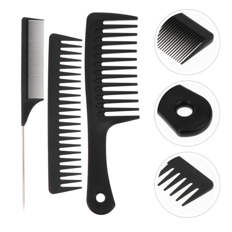 Hair Brushes 3pcs Wide-tooth Comb All Purpose Anti-static