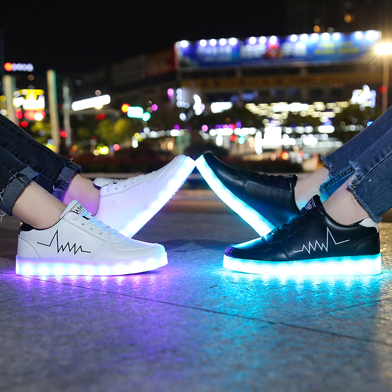Size 30-42 Luminous Sneakers for Children Led Shoes Infant USB Charge Glowing Girls Sneakers Kids Light Up Shoes Led Slippers, Black
Size 30-42 Luminous Sneakers for Children Led Shoes Infant USB Charge Glowing Girls Sneakers Kids Light Up Shoes Led Slippers, Black