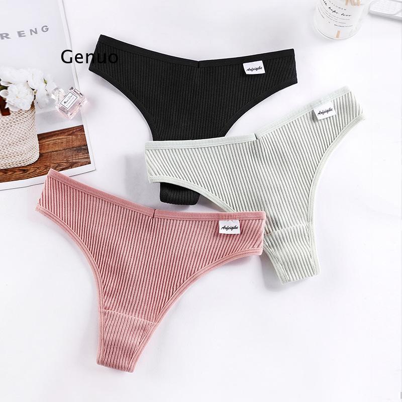 Women's Panties 1 Pc Ladies Underwear Cotton Crotch Antibacterial G-String Seamless Breathable Briefs Women Underpants Solid Color Thong, Black;pink
Women's Panties 1 Pc Ladies Underwear Cotton Crotch Antibacterial G-String Seamless Breathable Briefs Women Underpants Solid Color Thong, Black;pink