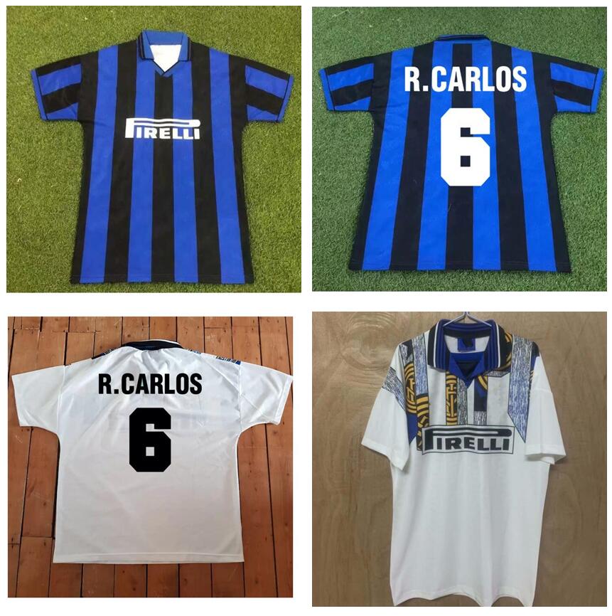 1995 1996 Retro soccer jerseys home blue away white 95 96 football shirts R.CARLOS ZANETTI INCE BRANCA MILAN BERGOMI Maglia da calcio vintag, Black;yellow
1995 1996 Retro soccer jerseys home blue away white 95 96 football shirts R.CARLOS ZANETTI INCE BRANCA MILAN BERGOMI Maglia da calcio vintag, Black;yellow