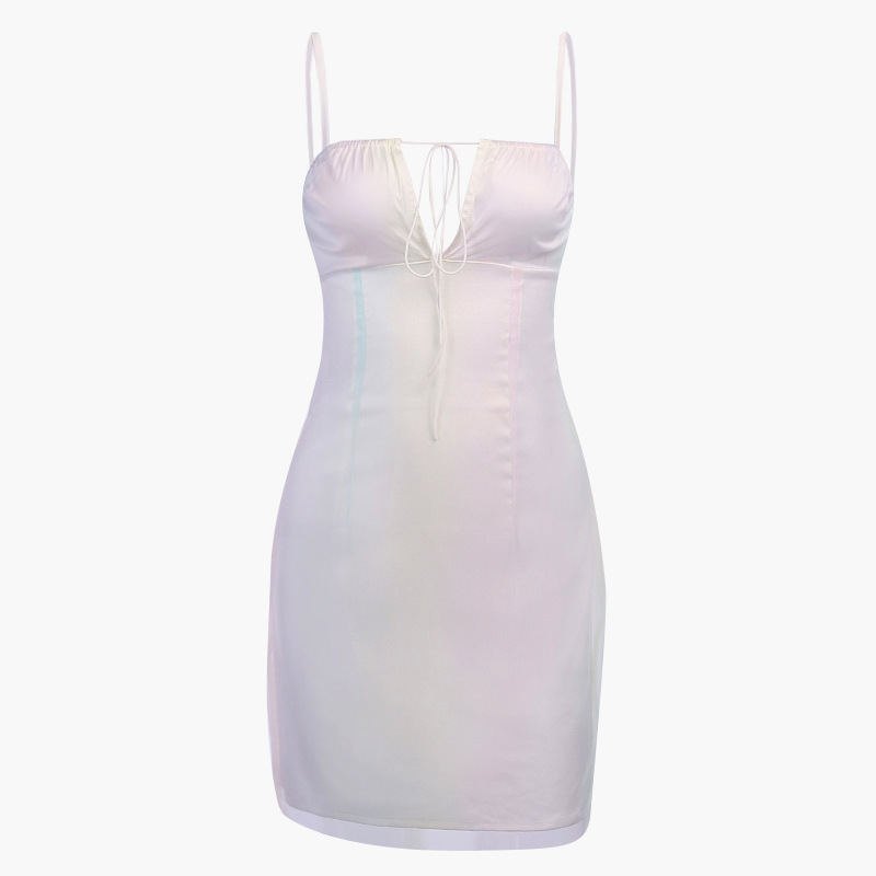 Paris Girl Lace Mesh Tie-Dye Up Backless Sleeveless Dress Sexy Women Fashion Low-Cut V-Neck Bag Hip Bodycon Mini Dresses 210524, Multi
Paris Girl Lace Mesh Tie-Dye Up Backless Sleeveless Dress Sexy Women Fashion Low-Cut V-Neck Bag Hip Bodycon Mini Dresses 210524, Multi