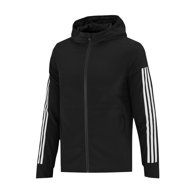 New cardigan sweater men's spring and autumn casual jacket men's running hooded jacket men's sports coat, Black
New cardigan sweater men's spring and autumn casual jacket men's running hooded jacket men's sports coat, Black