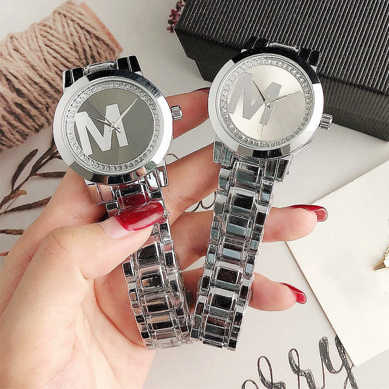 Brand Watches Women Lady Girl Diamond Crystal Big Letters Style Metal Steel Band Quartz Wrist Watch M124, Rose gold
Brand Watches Women Lady Girl Diamond Crystal Big Letters Style Metal Steel Band Quartz Wrist Watch M124, Rose gold