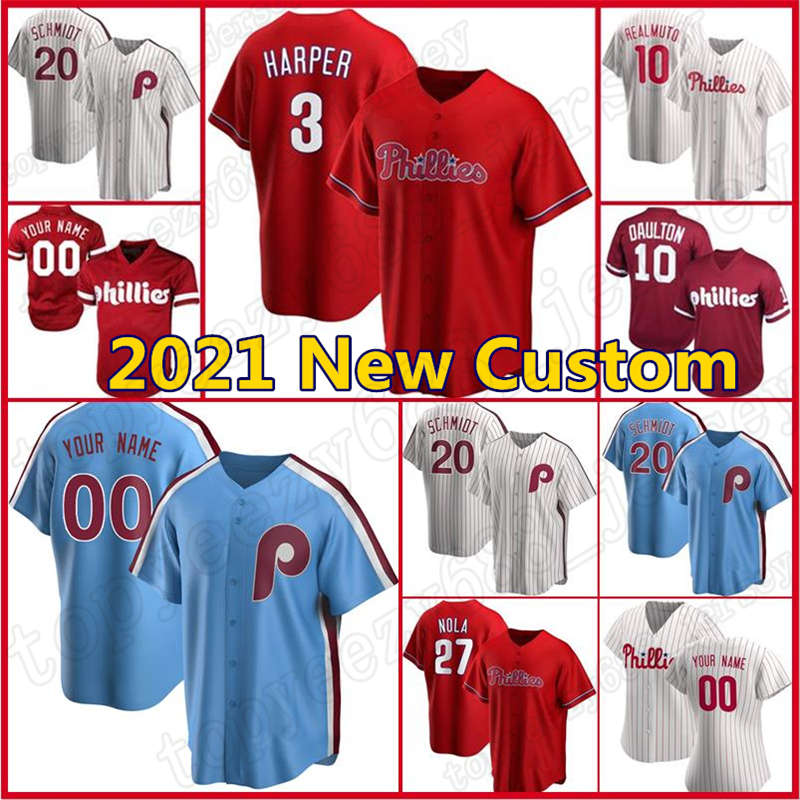 27 Aaron Nola Custom 20 Mike Schmidt Baseball 22 Andrew 3 Bryce JT Realmuto McCutchen Philadelphia Jerseys Dykstra Harper Lenny, Men custom new coolbase(feichengren)
27 Aaron Nola Custom 20 Mike Schmidt Baseball 22 Andrew 3 Bryce JT Realmuto McCutchen Philadelphia Jerseys Dykstra Harper Lenny, Men custom new coolbase(feichengren)