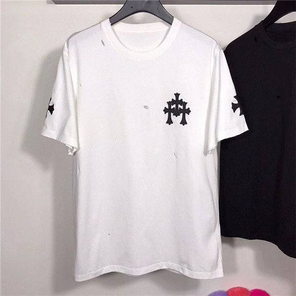 Hearts t Crochsia Shirt Hole Embroidery Chrome Cross Men's and Women's Loose Short Sleeve T-shirtznm6outlet 80AI, White;black
Hearts t Crochsia Shirt Hole Embroidery Chrome Cross Men's and Women's Loose Short Sleeve T-shirtznm6outlet 80AI, White;black