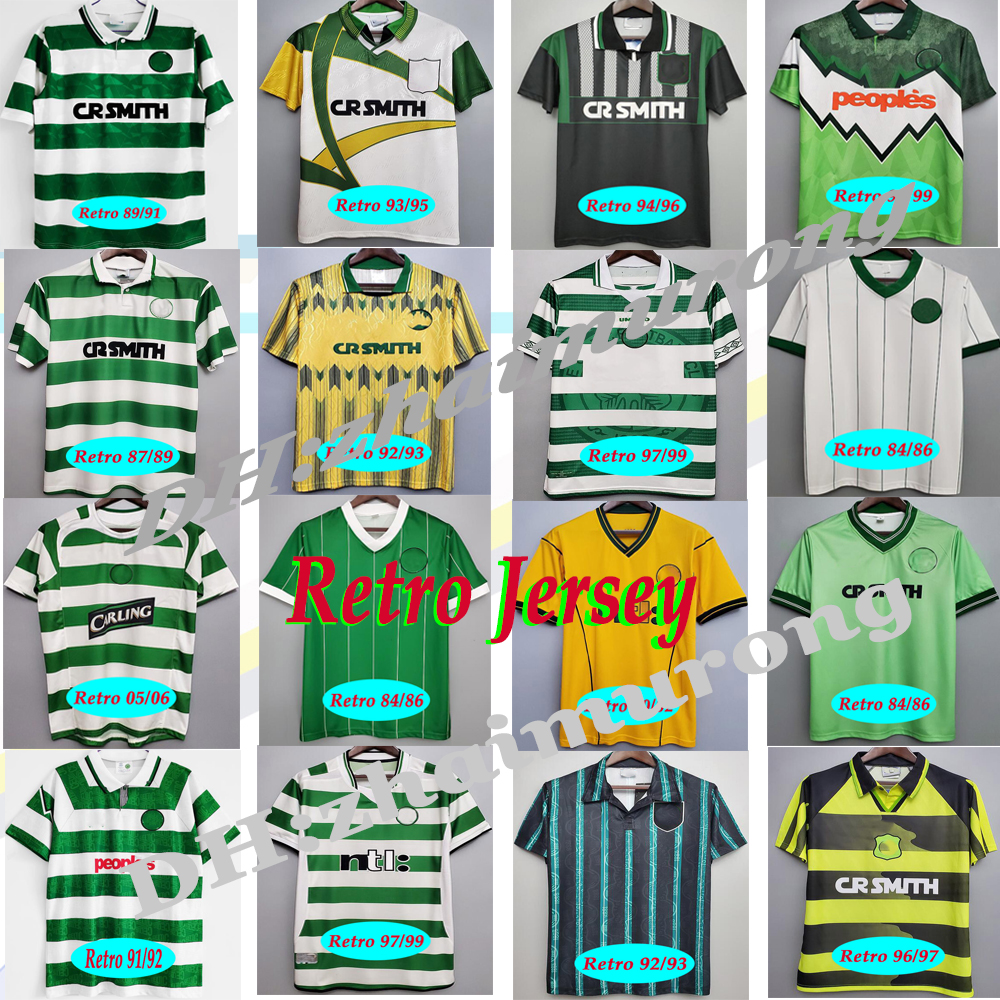 Retro Celts Larsson Soccer Jerseys 84 86 87 88 91 95 96 97 98 99 00 02 Celtic BRATTBAKK Classic Vintage old calssical Shirt football uniforms, Black;yellow
Retro Celts Larsson Soccer Jerseys 84 86 87 88 91 95 96 97 98 99 00 02 Celtic BRATTBAKK Classic Vintage old calssical Shirt football uniforms, Black;yellow
