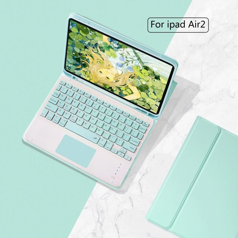 For Air2 Pro9.7 2021 Ultra Slim Smart Cover Bluetooth Touchpad Keyboard Case Removable Keyboards
For Air2 Pro9.7 2021 Ultra Slim Smart Cover Bluetooth Touchpad Keyboard Case Removable Keyboards