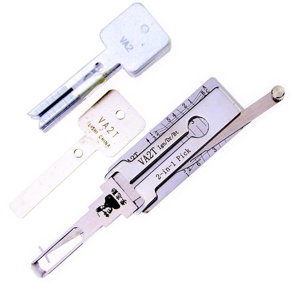 LISHI Peugeot/ Citroen VA2T 2-in-1 Auto Pick and Decoder Locksmith Tools Lock Pick Up Set Lock Pick Set от DHgate WW