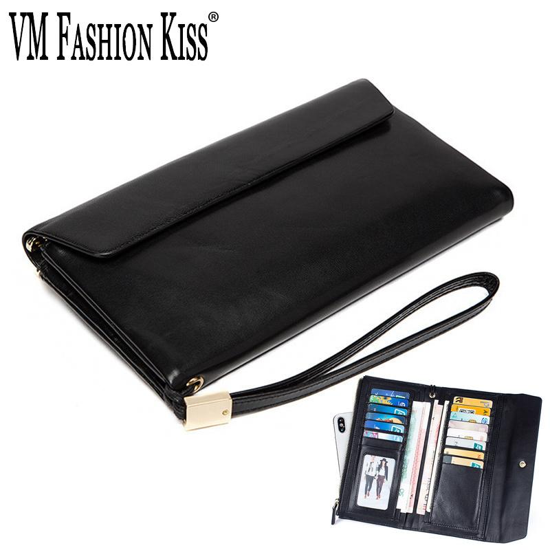 Wallets VM FASHION KISS Genuine Leather Women/Men Soft Wallet Women's Coin Purse For Men Mobile Famous Male Clutch Money Bag, Red;black
Wallets VM FASHION KISS Genuine Leather Women/Men Soft Wallet Women's Coin Purse For Men Mobile Famous Male Clutch Money Bag, Red;black