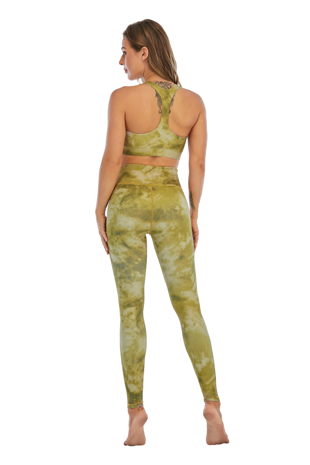 Yoga Outfits for Women 2 Piece Set Workout High Waist Athletic Seamless Leggings and Sports Bra Gym Clothes Jogging Traning Suits, Green
Yoga Outfits for Women 2 Piece Set Workout High Waist Athletic Seamless Leggings and Sports Bra Gym Clothes Jogging Traning Suits, Green