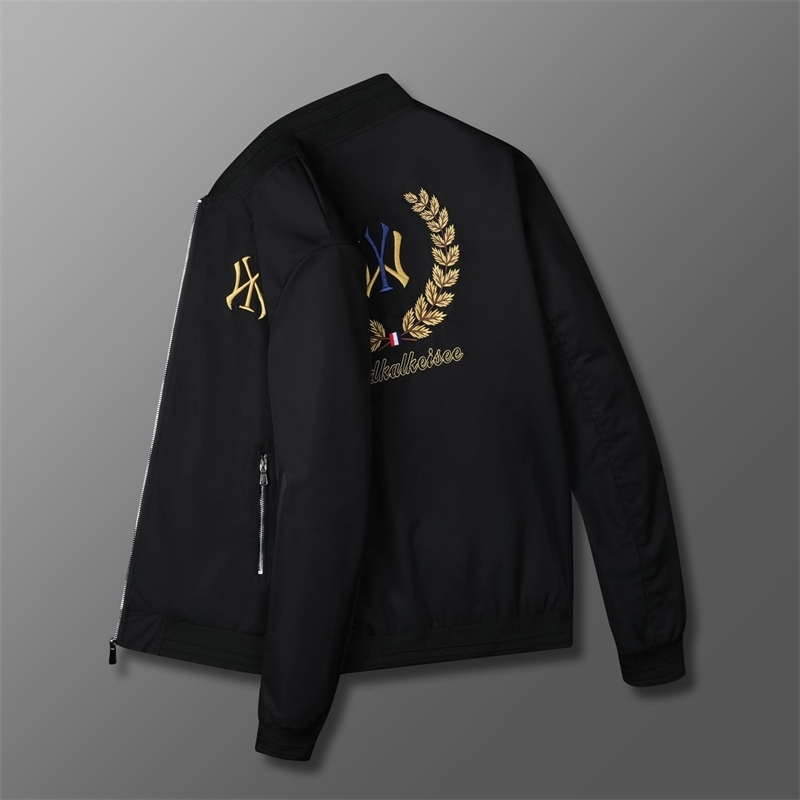 Men's large Korean slim fit fashion embroidered jacket Baseball Jacket men's top, Black;brown
Men's large Korean slim fit fashion embroidered jacket Baseball Jacket men's top, Black;brown