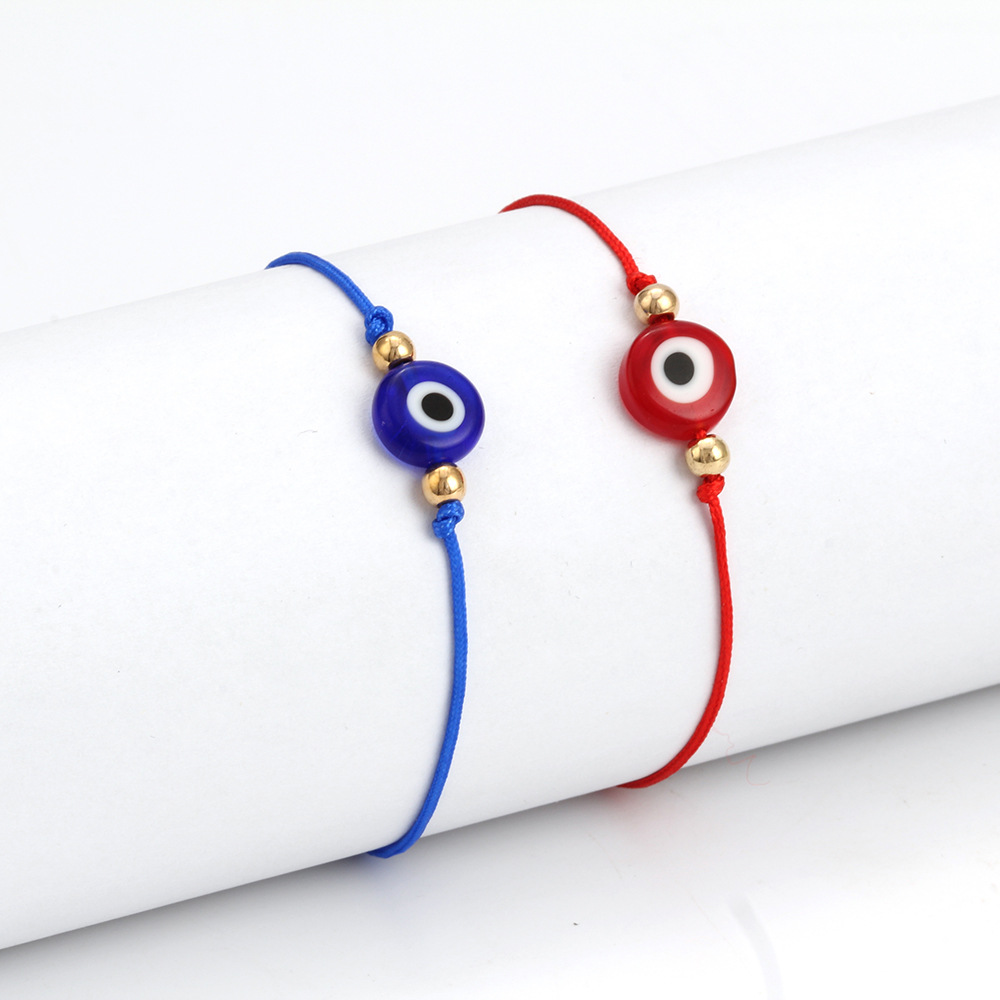S2234 Fashion Jewelry Turkish Symbol Evil Eye Bracelet Handmade Resin Blue Eyes Bead Bracelets
S2234 Fashion Jewelry Turkish Symbol Evil Eye Bracelet Handmade Resin Blue Eyes Bead Bracelets