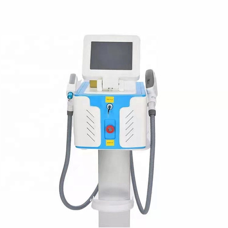 2 in 1 OPT+Nd Yag Laser Machine skin rejuvenation Ance Hair removal super Equipment