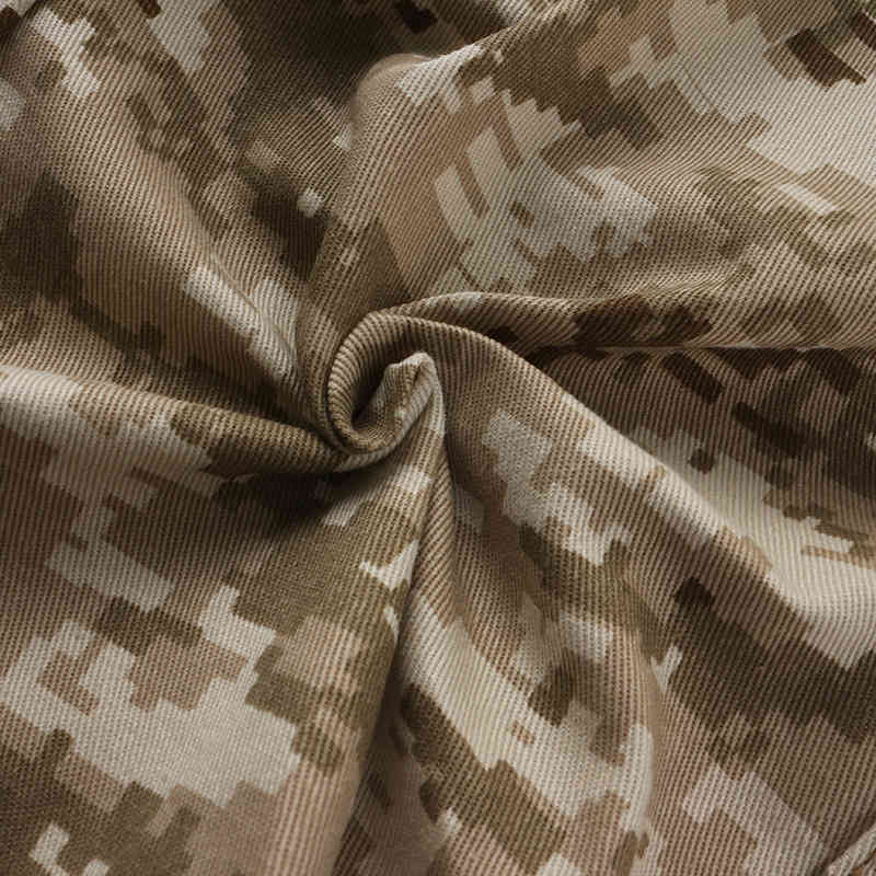 Camouflage Pants Fashion Mens Camo Cargo Pants High Quality Cotton Army Long Straight Fit Trousers Male Desert Camo Joggers Men 210518