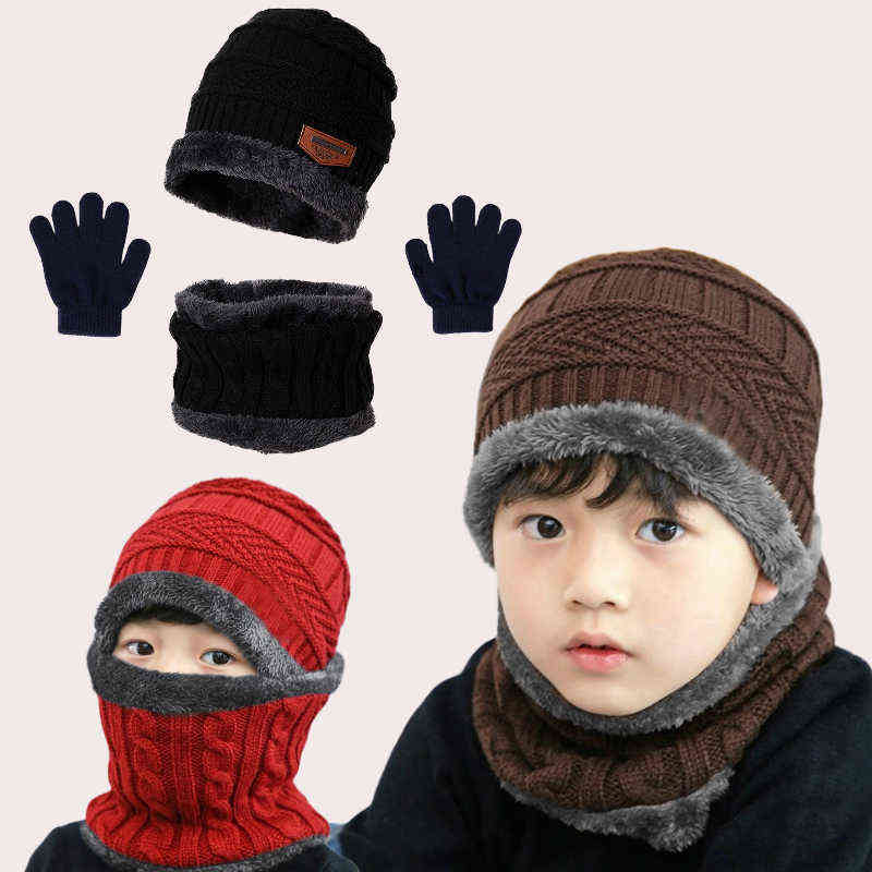 3pcs Children Winter Knit Hats Girls Beanie Hat Kids Cap Scarf Set Warm Skull Neck Glove Thick Fleece Lined Child
3pcs Children Winter Knit Hats Girls Beanie Hat Kids Cap Scarf Set Warm Skull Neck Glove Thick Fleece Lined Child