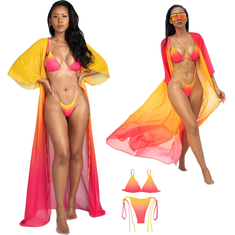 Women Gradient bikini swimwear lady beach cover-ups pool swimsuit Woman Sexy Shawls Maxi Skirt Sarong water sports Sunscreen veil
Women Gradient bikini swimwear lady beach cover-ups pool swimsuit Woman Sexy Shawls Maxi Skirt Sarong water sports Sunscreen veil