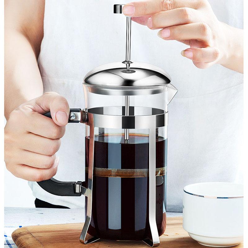 Coffee Pots French Press, Stainless Steel + Borosilicate Press Pot, Maker, Tea Pot 350ml 600mL
Coffee Pots French Press, Stainless Steel + Borosilicate Press Pot, Maker, Tea Pot 350ml 600mL