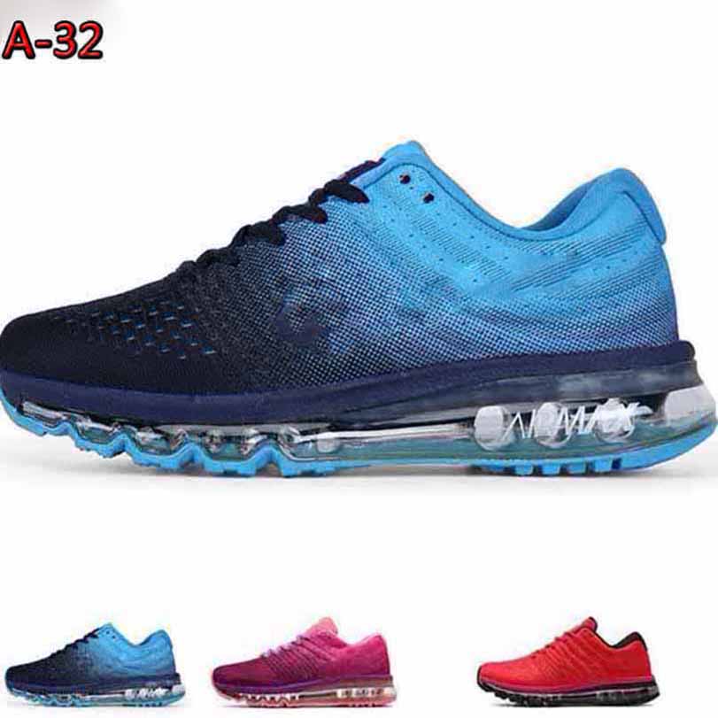Max 2017 Running Shoes Shoe Venda Quente 2017 KPU Homens Mulheres Running Shoes…