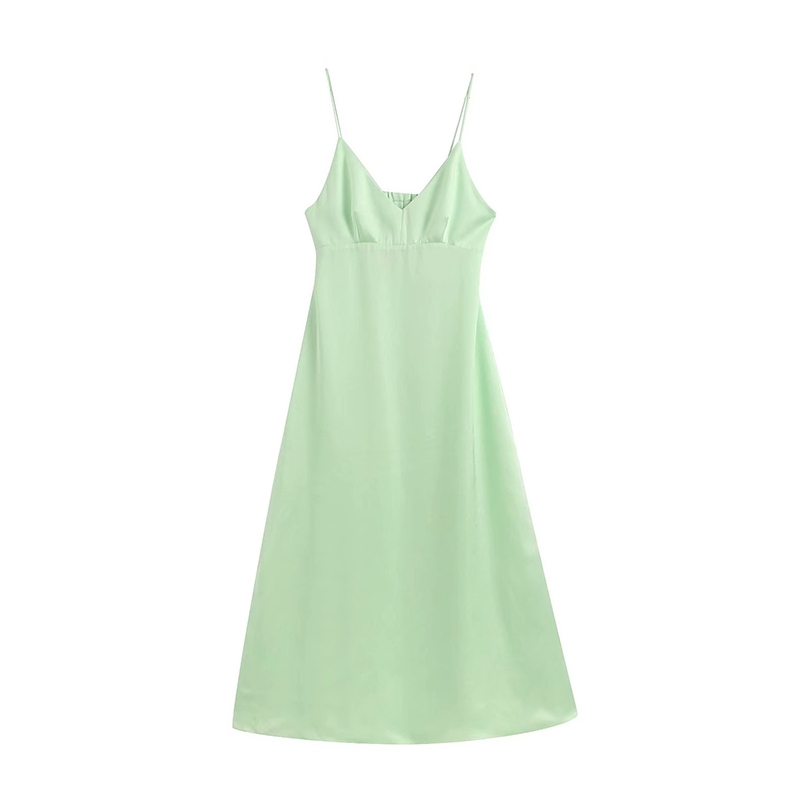 Women Chic Fashion Hollow Out Midi Dress Vintage V Neck Back Elastic Zipper Straps Dresses Girls Casual Vestidos 210520, As picture
Women Chic Fashion Hollow Out Midi Dress Vintage V Neck Back Elastic Zipper Straps Dresses Girls Casual Vestidos 210520, As picture