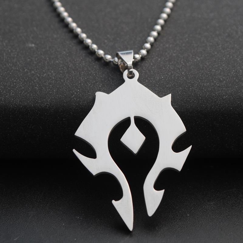 Pendant Necklaces Stainless Steel World Tribal Logo Charm Necklace Game Symbol Men And Women Player
Pendant Necklaces Stainless Steel World Tribal Logo Charm Necklace Game Symbol Men And Women Player