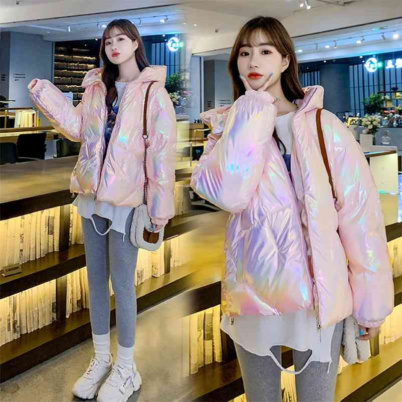 Winter Pink Coats Vintage Fashion Hooded Parka Harajuku Jacket Women Shinny Padded Cotton Coat Casual Kawaii Warm Outwear 210519, Blue
Winter Pink Coats Vintage Fashion Hooded Parka Harajuku Jacket Women Shinny Padded Cotton Coat Casual Kawaii Warm Outwear 210519, Blue