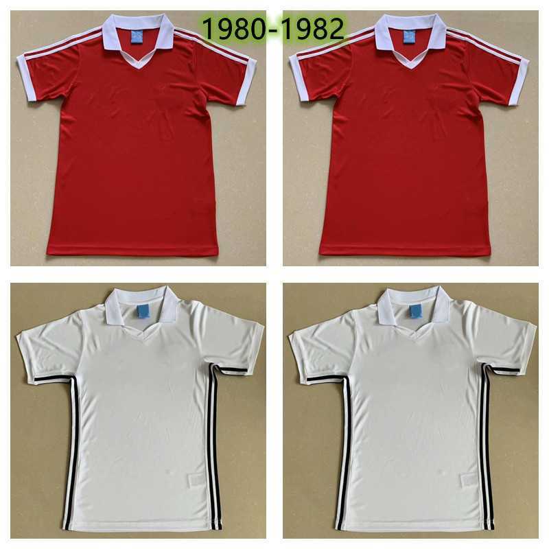 Manchester 1980 1982 RETRO FOOTBALL SHIRTS 80 82 Vintage red white home away soccer jerseys MAN UTD, Retro 1980
Manchester 1980 1982 RETRO FOOTBALL SHIRTS 80 82 Vintage red white home away soccer jerseys MAN UTD, Retro 1980