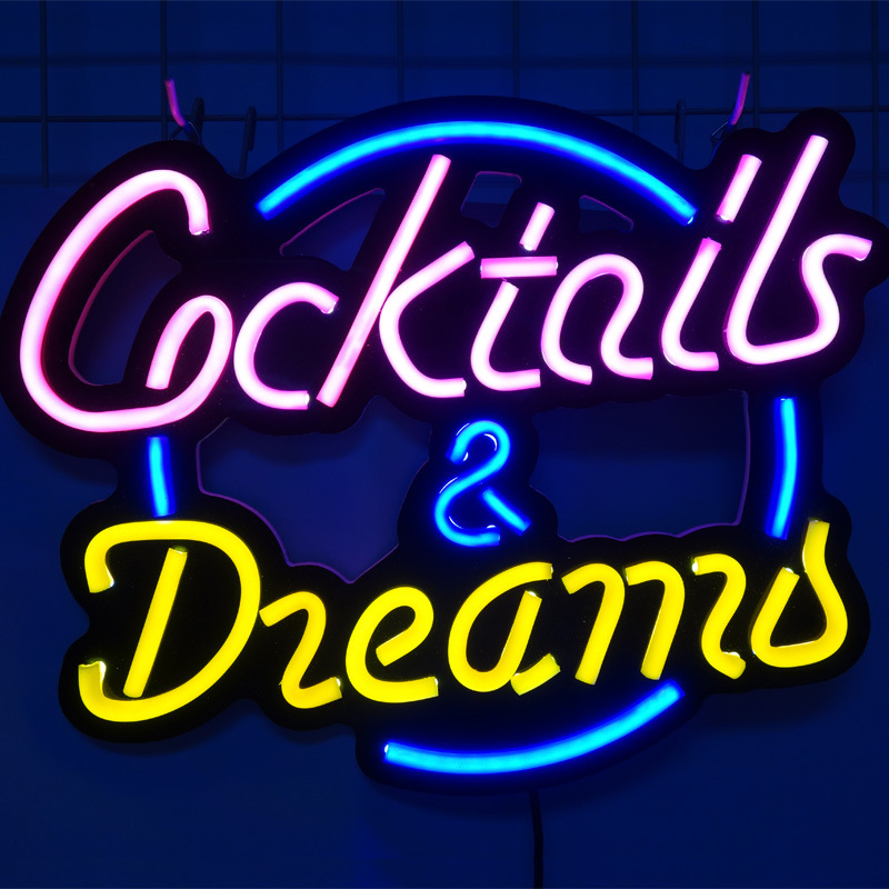 Custom Made Neon Sign Wall Cocktails and Dreams LED Light Flex Neon HandMade Beer Bar Shop Logo Pub Store Club Nightclub
Custom Made Neon Sign Wall Cocktails and Dreams LED Light Flex Neon HandMade Beer Bar Shop Logo Pub Store Club Nightclub