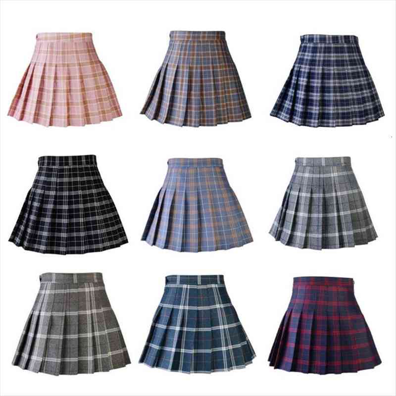 harajuku pleat preppy style plaid women skirts mini cute japanese school uniforms ladies jupe kawaii, Black
harajuku pleat preppy style plaid women skirts mini cute japanese school uniforms ladies jupe kawaii, Black