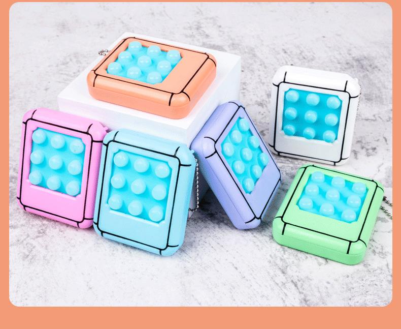Fidget Toys Super Bubble Pinch Music Finger Decompression Toy Decompression Press Rat Killing Pioneer Key Chain