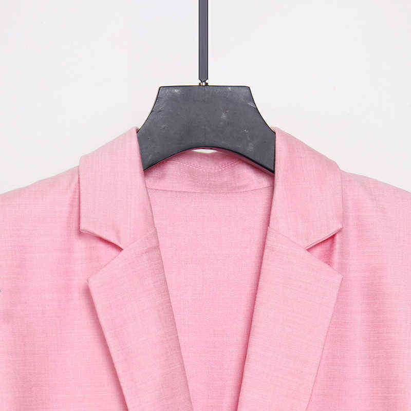 TWOTWINSTYLE Sexy Backless Diamond Blazer Tops Female Lapel Collar Long Sleeve Slim Hollow Out Women's Coat Fashion 211116