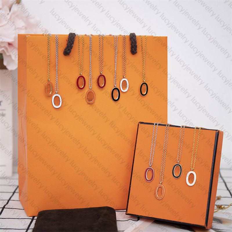 Classic Pendant Necklace for Man Woman Pig Nose Design Necklaces Jewelry Pendants 12 Color High Quality