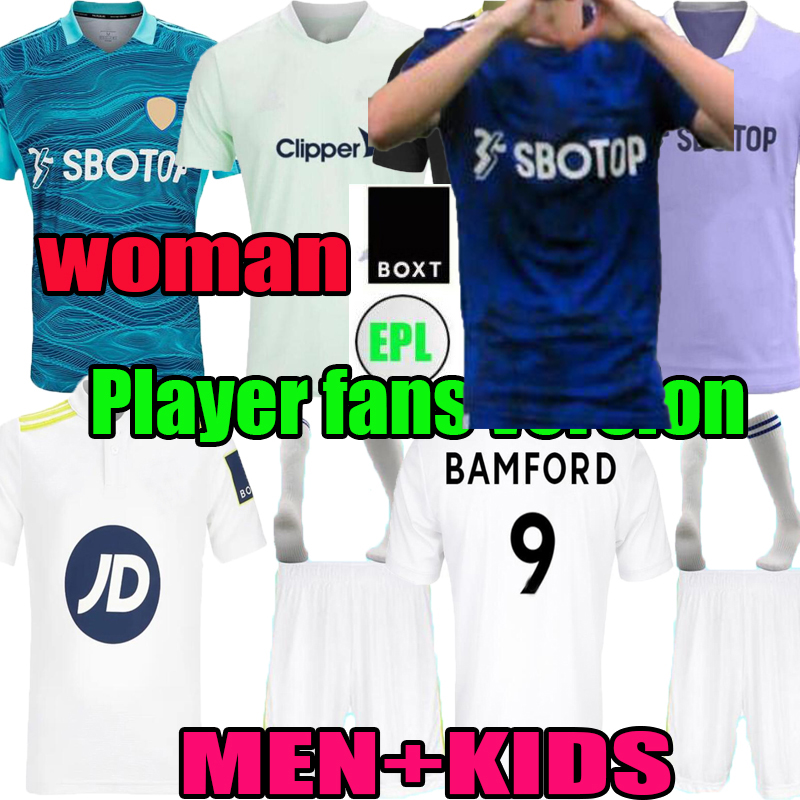 21 22 LEEDS away soccer jersey 2021 2022 UNITED home football shirt PHILLIPS FIRPO JUNIOR BAMFORD RAPHINHA DIEGO LLORENTE RODRIGO blue men woman kids kits uniform, 2021home
21 22 LEEDS away soccer jersey 2021 2022 UNITED home football shirt PHILLIPS FIRPO JUNIOR BAMFORD RAPHINHA DIEGO LLORENTE RODRIGO blue men woman kids kits uniform, 2021home
