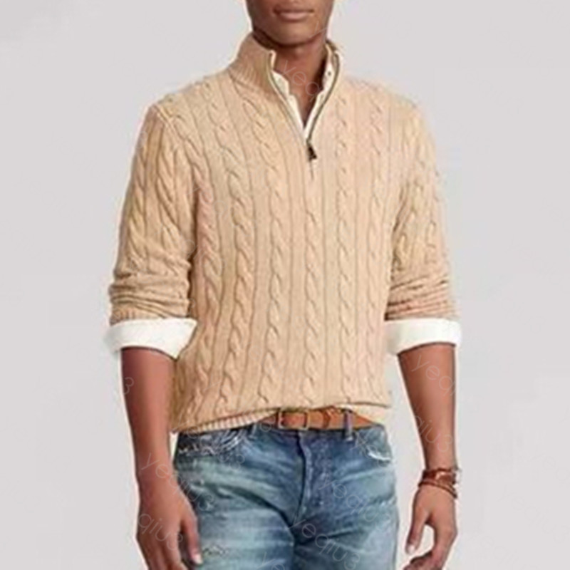Men Sweater Winter Fleece Thick Half Zipper High Neck Warm Pullover Quality Slim Knit Wool designer knitting Casual Jumpers zip Brand Cotton sweatshirt Asian size df, Dark gray
Men Sweater Winter Fleece Thick Half Zipper High Neck Warm Pullover Quality Slim Knit Wool designer knitting Casual Jumpers zip Brand Cotton sweatshirt Asian size df, Dark gray