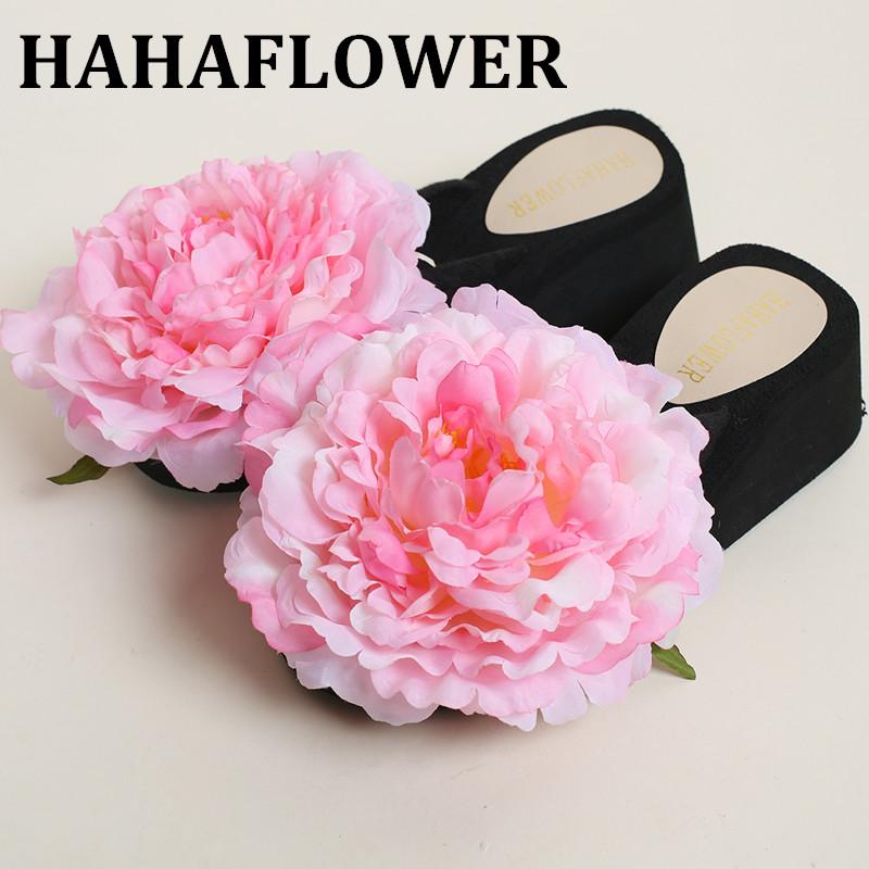 Slippers HAHAFLOWER Colorful Candy Colors Women's Flip Flop Flat With Girl's Big Flower Slipper For Woman, Black
Slippers HAHAFLOWER Colorful Candy Colors Women's Flip Flop Flat With Girl's Big Flower Slipper For Woman, Black