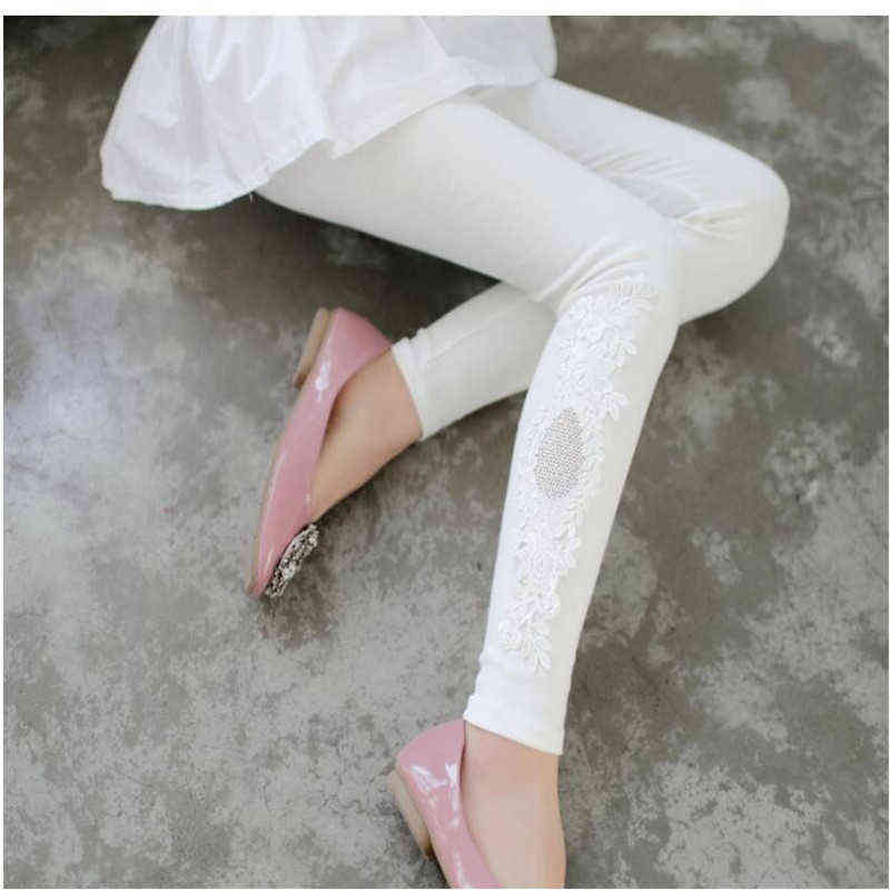 XS-7XL Leggings Women Modal Cotton Lace Crochet Leggins Plus Size Long 7XL 4XL 3XL XXL XL S 6XL 5XL 211215