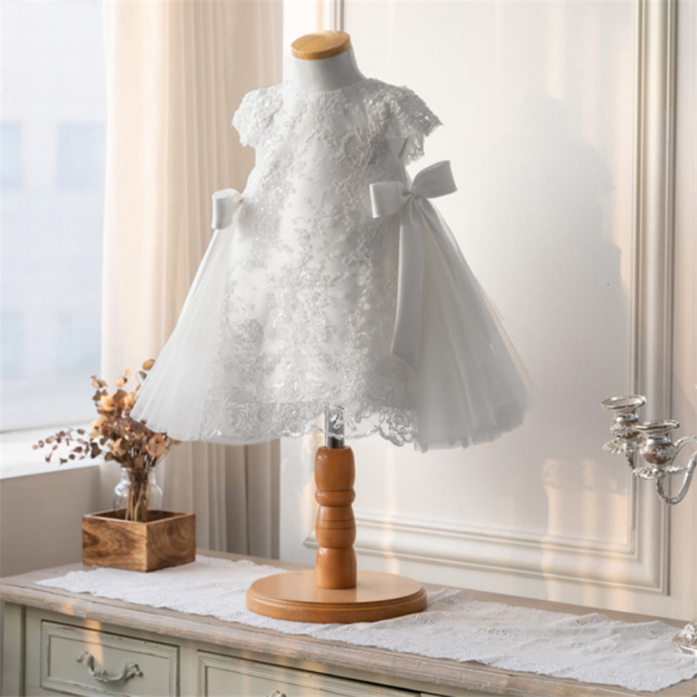 Girl's Kids Dresses For Big Bow Lace Princess 1st Birthday Party Wedding Girls Toddler Baby Baptism Christening Dress C0228, White
Girl's Kids Dresses For Big Bow Lace Princess 1st Birthday Party Wedding Girls Toddler Baby Baptism Christening Dress C0228, White