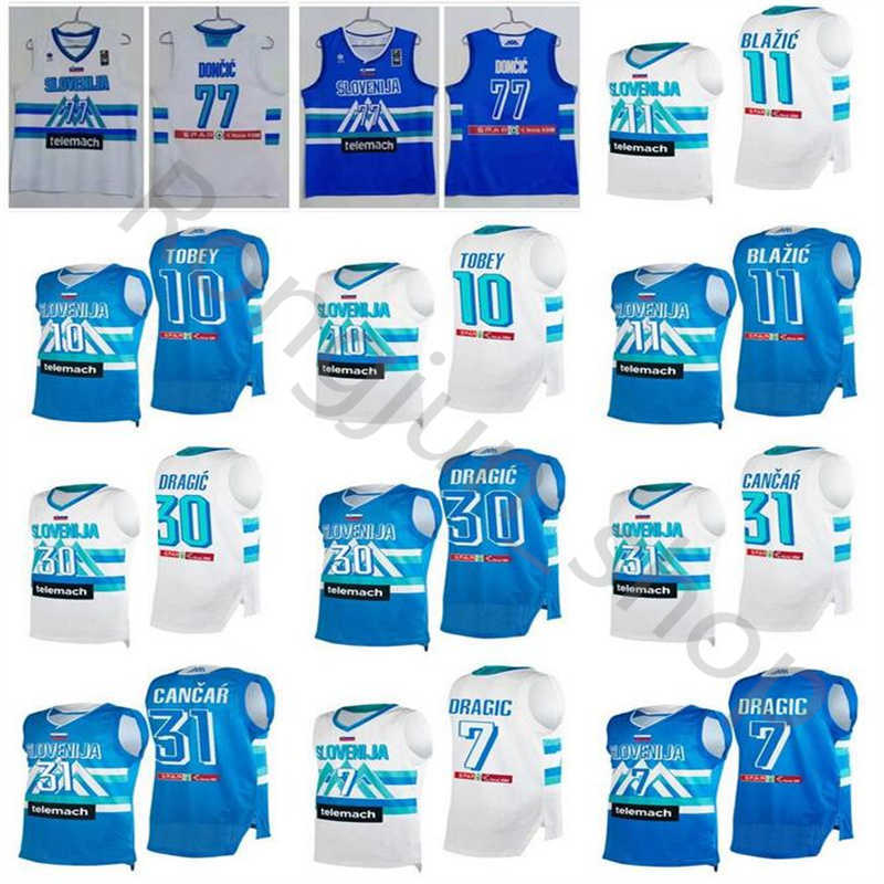 2021 Basketball Jerseys Slovenia Tokyo Olympics Luka Doncic 77 Jaka Blazic Vlatko Cancar Goran Dragic Mike Tobey Jakob CebaSek MURIC NIKOLIC, Black;red
2021 Basketball Jerseys Slovenia Tokyo Olympics Luka Doncic 77 Jaka Blazic Vlatko Cancar Goran Dragic Mike Tobey Jakob CebaSek MURIC NIKOLIC, Black;red