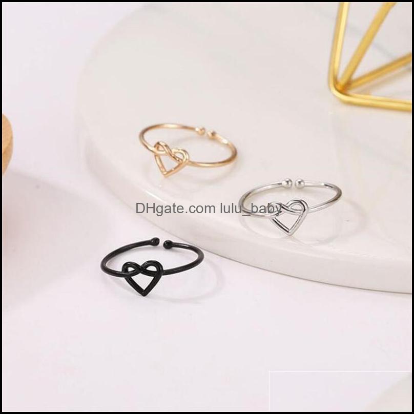 Band Rings Jewelry Korean Fashion Heart Shape Open Wedding Ring Cross Hollow Out Knot For Women Girl Bride Couples Valentines Gift 325 N2 Dr
Band Rings Jewelry Korean Fashion Heart Shape Open Wedding Ring Cross Hollow Out Knot For Women Girl Bride Couples Valentines Gift 325 N2 Dr