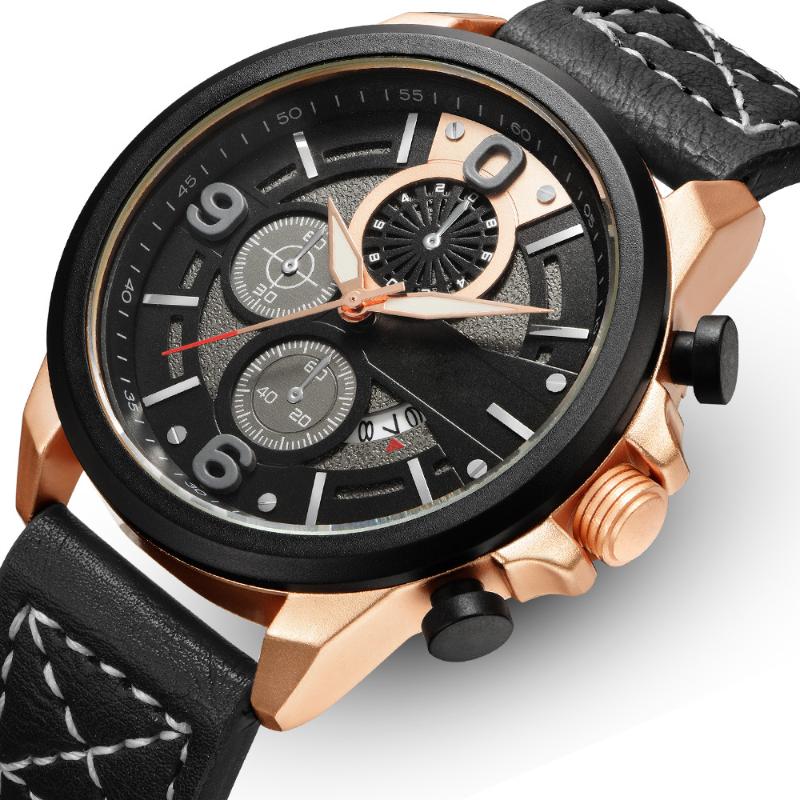 Wristwatches Watch For Men Atieno Leather Sports Watches Skeleton Men's Army Military Man Quartz Clock Relogio Masculino, Black
Wristwatches Watch For Men Atieno Leather Sports Watches Skeleton Men's Army Military Man Quartz Clock Relogio Masculino, Black