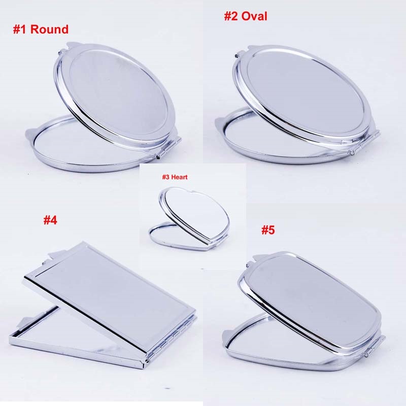 100pcs DIY Makeup Mirrors Portable Compact Mirror Iron 2 Face Sublimation Blank Plated Aluminum Cosmetic Decoration Girl Gift
100pcs DIY Makeup Mirrors Portable Compact Mirror Iron 2 Face Sublimation Blank Plated Aluminum Cosmetic Decoration Girl Gift