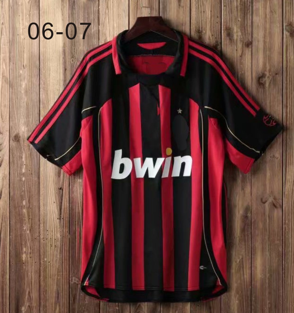 06-07 jerseys RETRO VINTAGE CLASSIC KAKA MALDINI INZAGHI MAILLOT DE FOOT soccer uniform kits thailand quality football shirts kit, Black;yellow
06-07 jerseys RETRO VINTAGE CLASSIC KAKA MALDINI INZAGHI MAILLOT DE FOOT soccer uniform kits thailand quality football shirts kit, Black;yellow