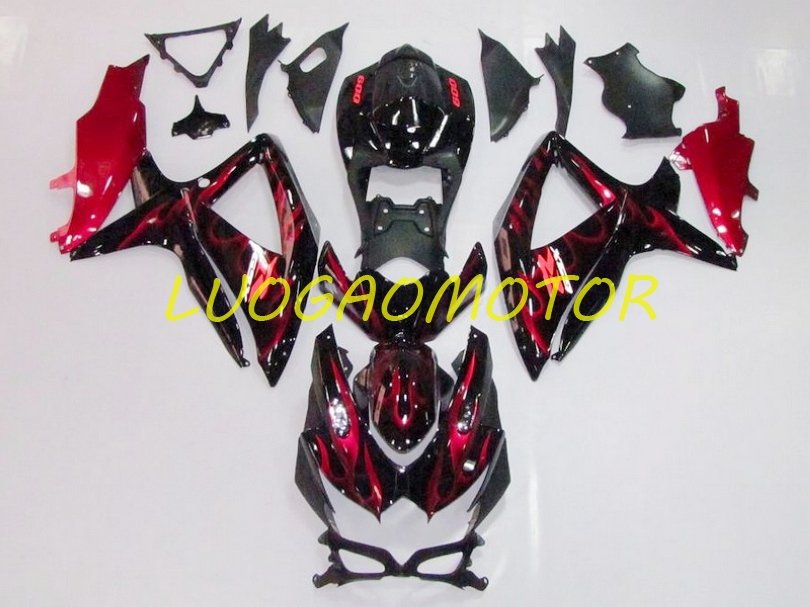 Injecion Custom Cowling Fairings kit for Flame Red Black SUZUKI GSXR 600 750 GSXR600 GSXR750 Bodywork 2008-2009-2010 Fairing kits 08-09-10 Motorcycle Accessories
Injecion Custom Cowling Fairings kit for Flame Red Black SUZUKI GSXR 600 750 GSXR600 GSXR750 Bodywork 2008-2009-2010 Fairing kits 08-09-10 Motorcycle Accessories