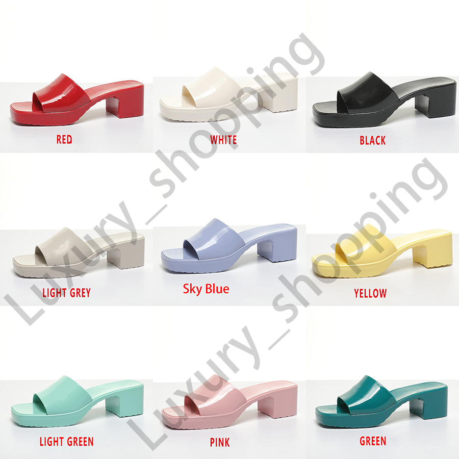 Candy Color Heel Sandal Flip Flops Sandals Beach Jelly Shoes Lady Cute Slides With Box, Red
Candy Color Heel Sandal Flip Flops Sandals Beach Jelly Shoes Lady Cute Slides With Box, Red