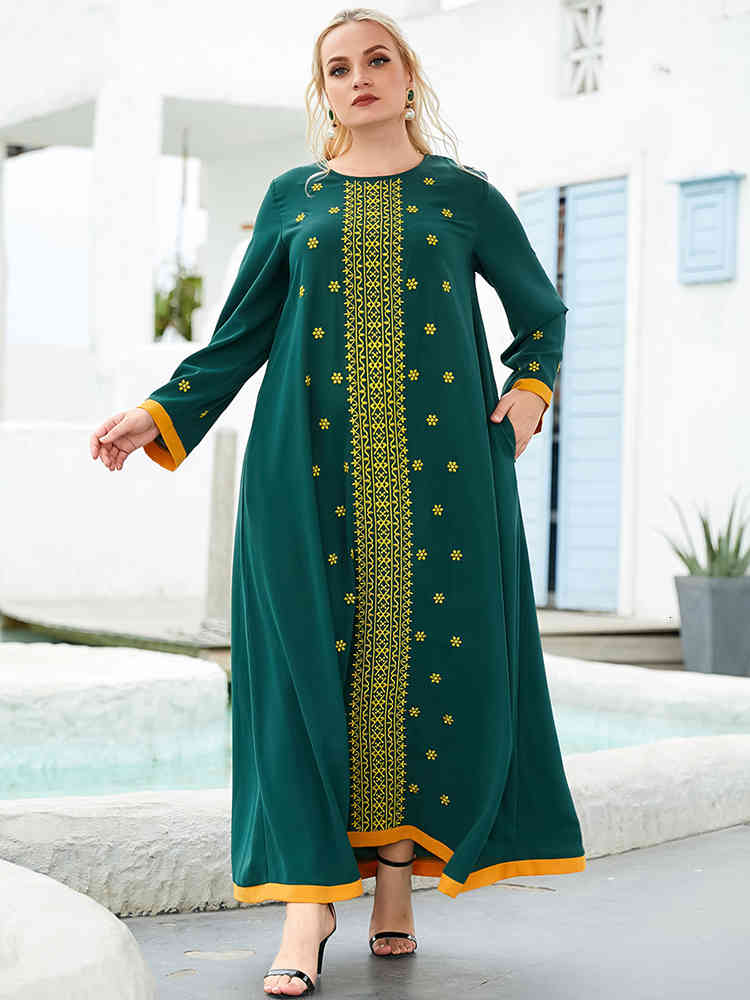 Casual Dresses Ramadan Eid Mubarak Turkish Maxi For Women Abaya Dubai Islam Muslim Fashion Long Dress Caftan Robe Longue Femme Kaf LZLE, Green
Casual Dresses Ramadan Eid Mubarak Turkish Maxi For Women Abaya Dubai Islam Muslim Fashion Long Dress Caftan Robe Longue Femme Kaf LZLE, Green
