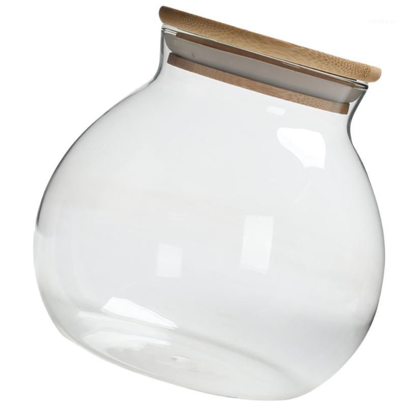 Storage Bottles & Jars 1 Pc High Borosilicate Glass Tea Can Snack With Bamboo Lid (Transparent)
Storage Bottles & Jars 1 Pc High Borosilicate Glass Tea Can Snack With Bamboo Lid (Transparent)